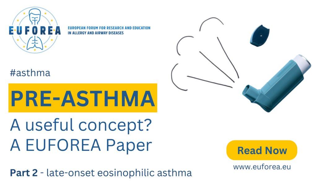 Pre-Asthma: a useful concept? A EUFOREA paper – Part 2